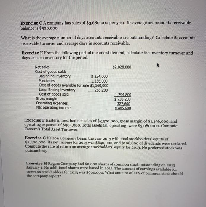 Cost of goods sold 1,829,600 1,256,400 Selling expenses 396,800 350,000 Administrative expenses
