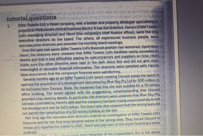  use irac pattern to solve this case quanto bu tutorial questions