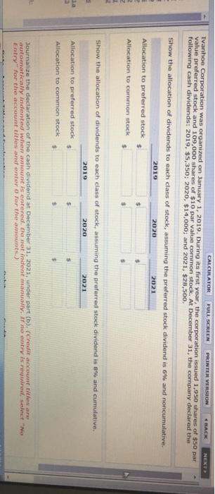  CALCULATOR FULL SCREEN PRINTER VERSION 4 BACK NEXT Ivanhoe Corporation was