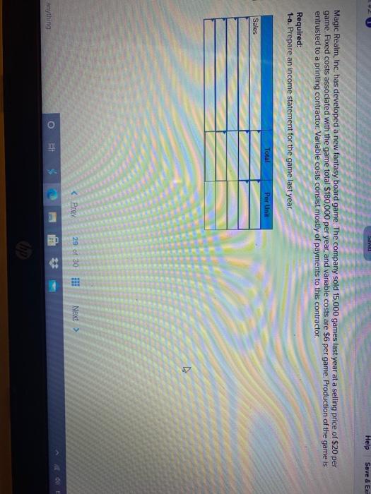  Help Save & Exi Magic Realm, Inc. has developed a new