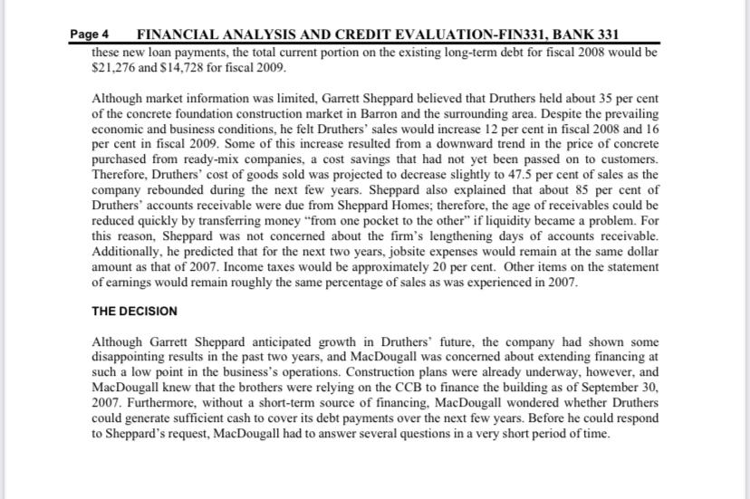 manager at the Canadian Commercial Bank (CCB) in Barron, Ontario, reviewed his