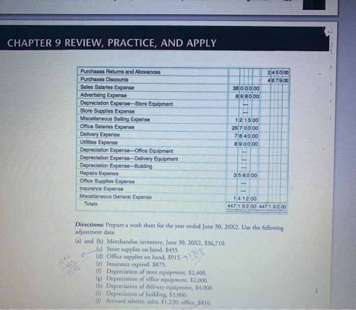 ended December 31, 20X1. cives 1, 2 Problem 9-4A Objective: To prepare