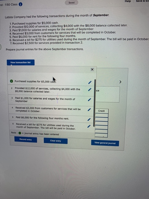  Help Save & EX Saved est - 150 Class Latista Company