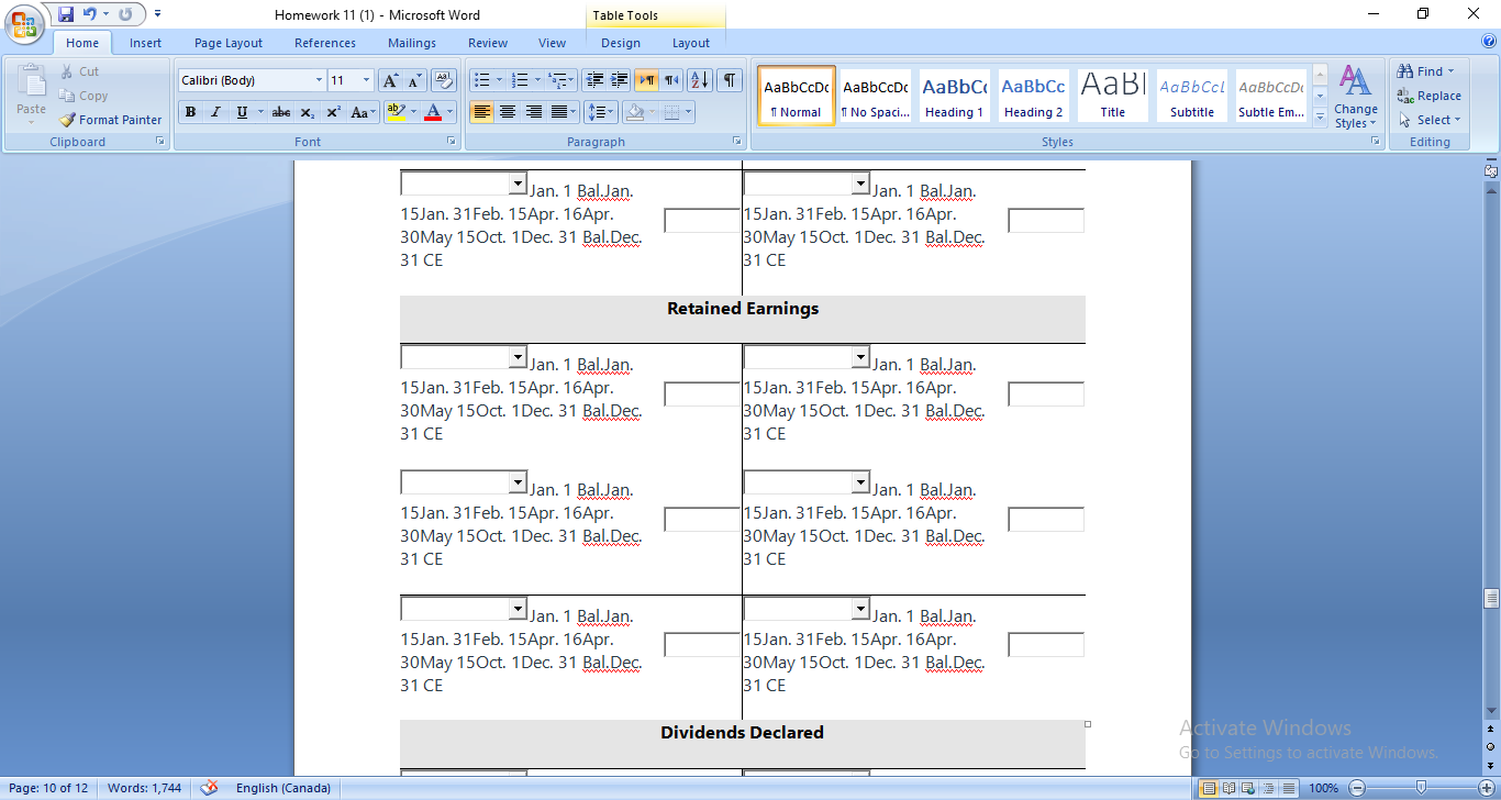 Select Editing Font Styles Q3/ On January 1, 2018, Page Corporation, a