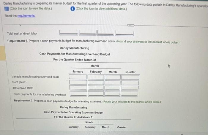 total. Requirement 2. Prepare a production budget. (Utint Unit sales e Sales