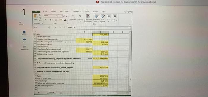 you to compare come starts the company wted the variable costri proach