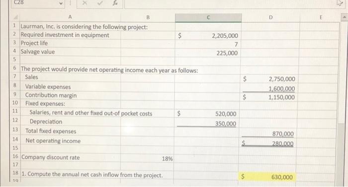 to do or what formula to use for the empty yellow ones