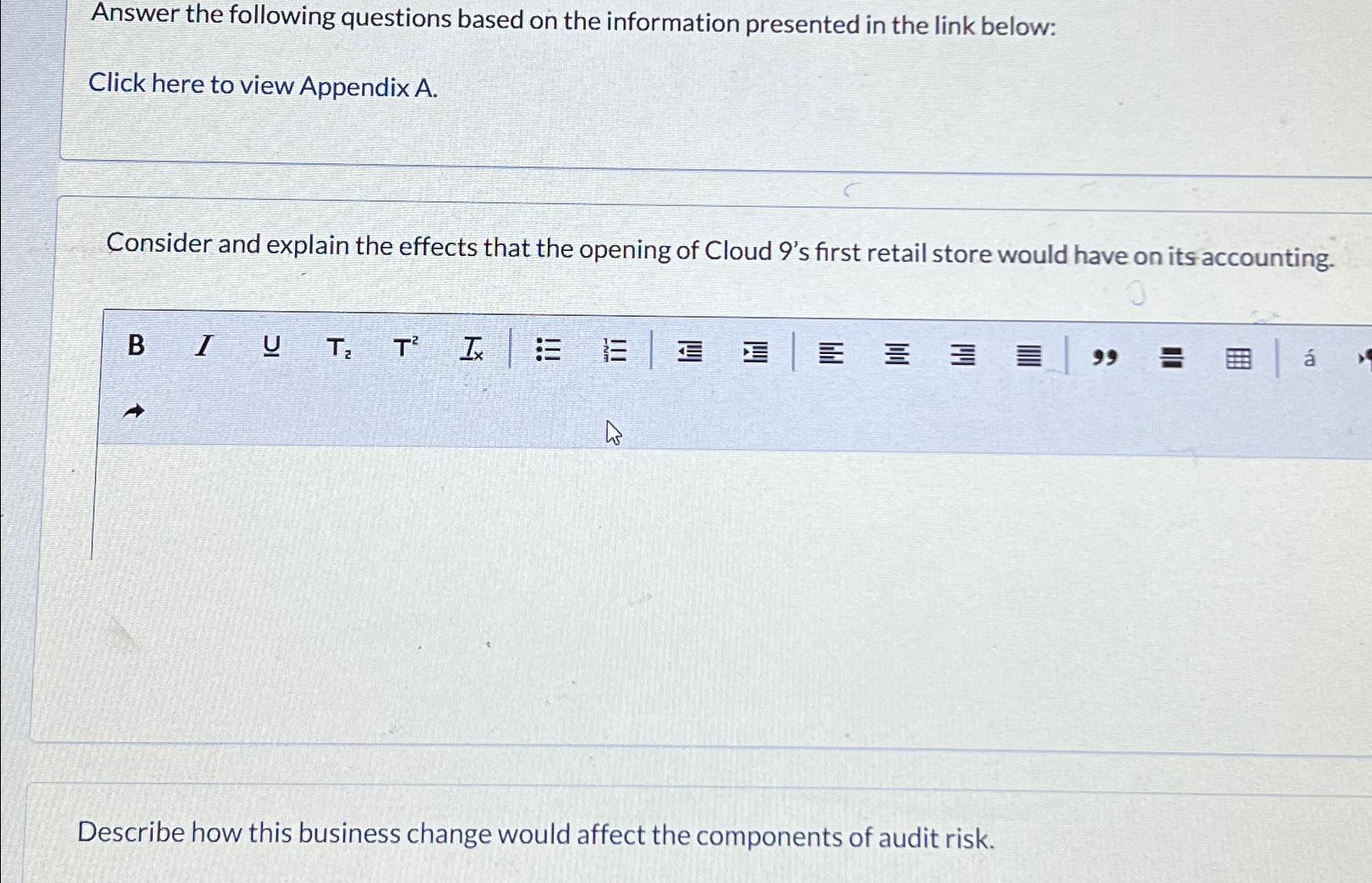  Answer the following questions based on the information presented in the