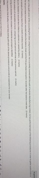 Bradley Cooper is the audit senior of the accounting firm Silver Lining