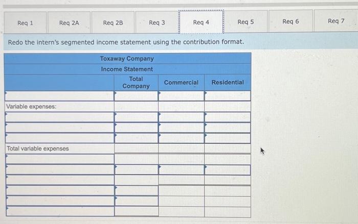 that segments its business into two divisions-Commercial and Residential. The company's accounting