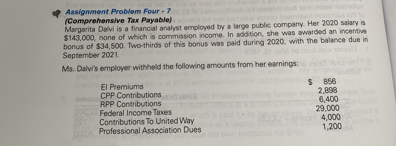 Taxation help udos elle es 159 airbut1 Sol Assignment Problem Four -