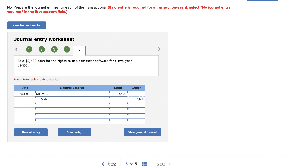 Hi just need help with 2 and 3 plz. 1-b. Prepare the