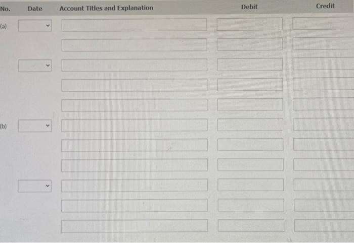 first year of operations, Bramble Corp. had these transactions pertaining to its