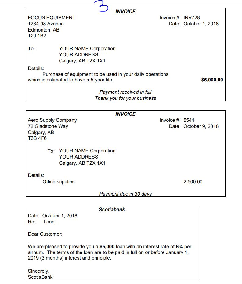 Equity Balance Sheet / Statement of Financial Position 1 YOUR NAME Corporation