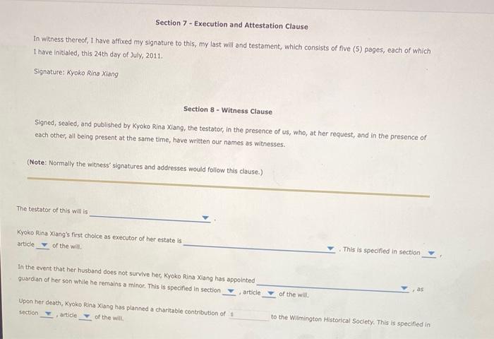 valid will is called . State laws draw the will the decedent