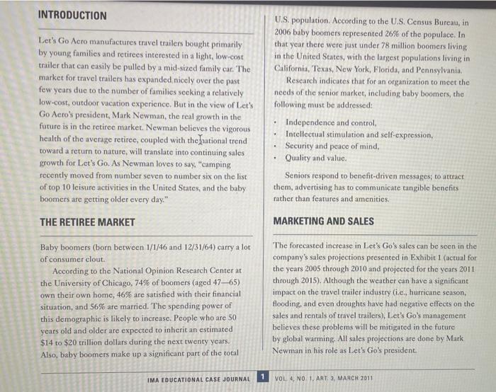 please fill in the excel sheet using information provided in the text