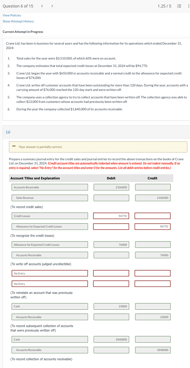  Show Attempt History Current Attempt in Progress Crane Ltd. has been