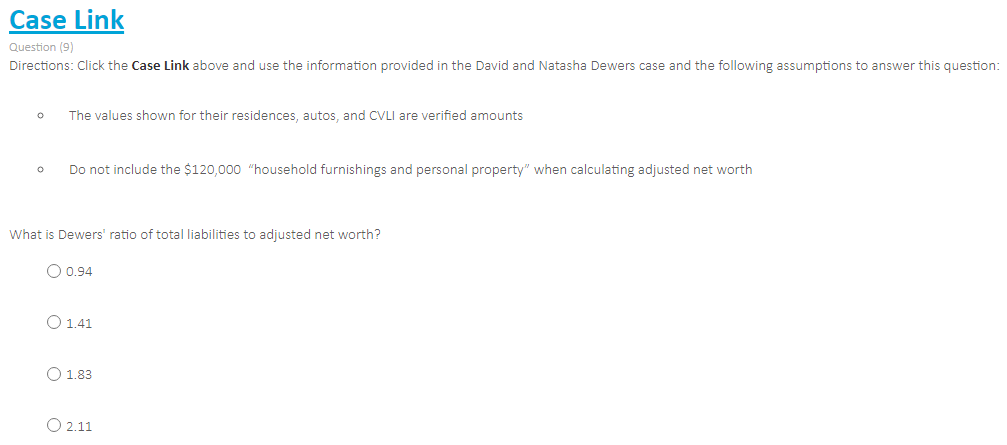 A and B are INCORRECT. Case Link listed below: Case Link