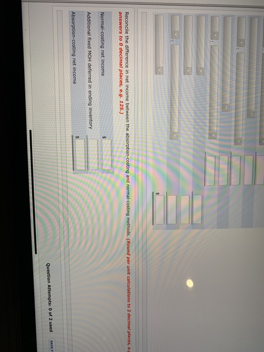 schedule of budgeted monthly costs. This schedule was prepared based on an