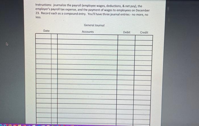 assignment. lem 10.3A.pdf 1/2 Problem 10.3A Complete the payroll register for the