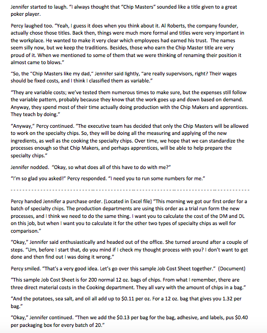 desk regarding the new specialty chips division. The executive team had decided