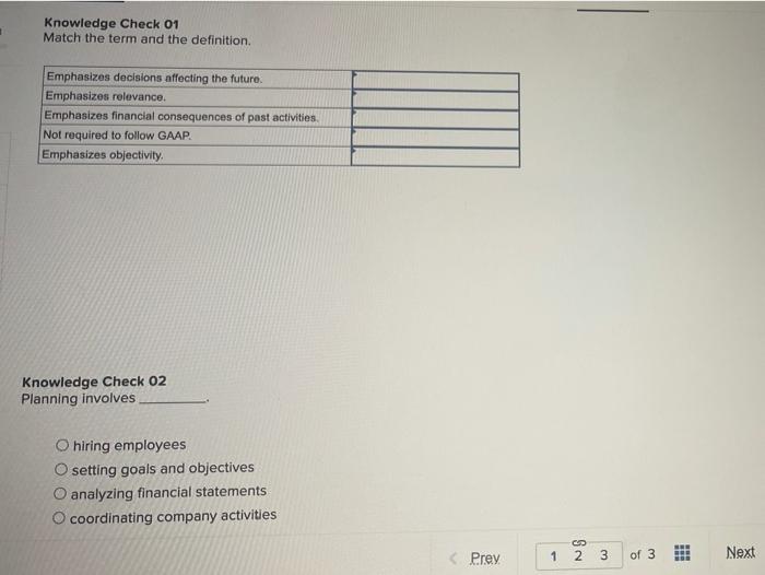 managerial accounting is and how it is different from financial accounting. We