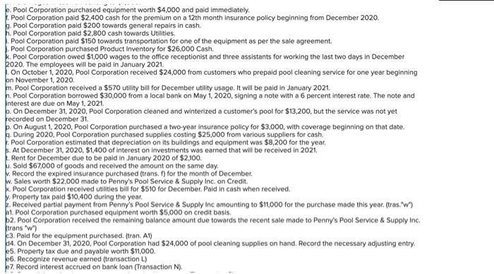 balance (question 2) 2. Post the entries and their balances to their