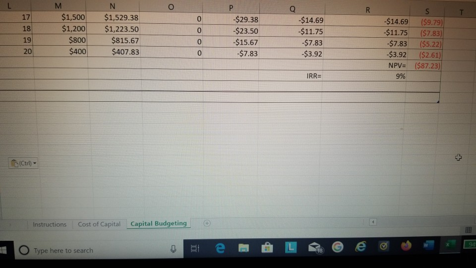 % Table 2 5 Year 00 OU Cash from Cash outflow, Revenue