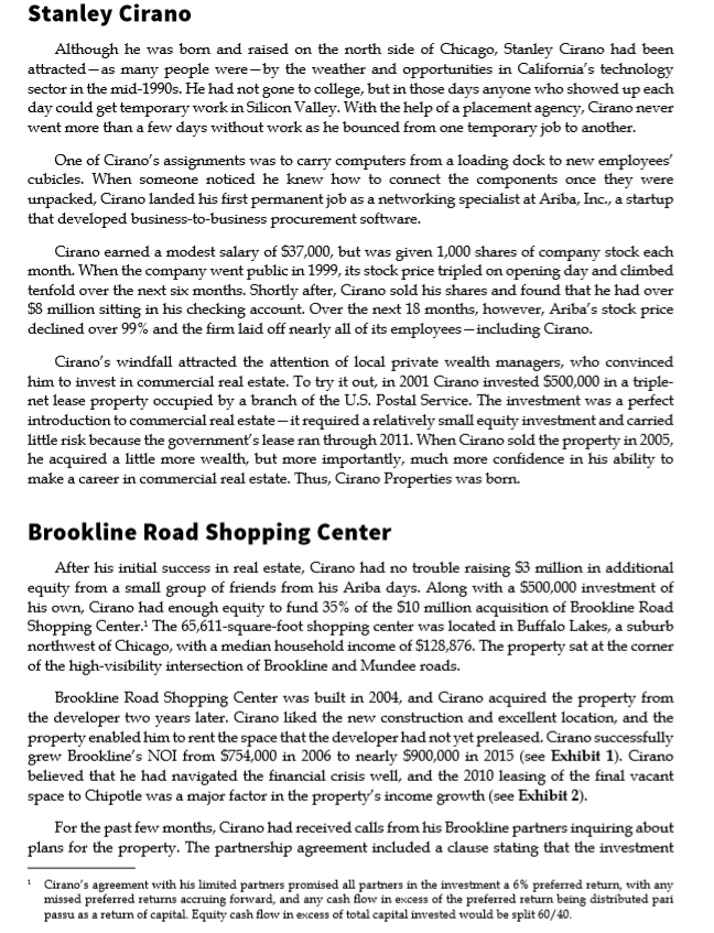 discounted value of expected future cash flows. The forward-looking cash flows have