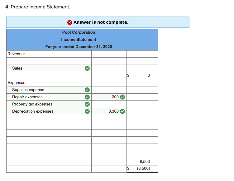 worth $5,000 and paid immediately. f. The company paid $2.400 cash for