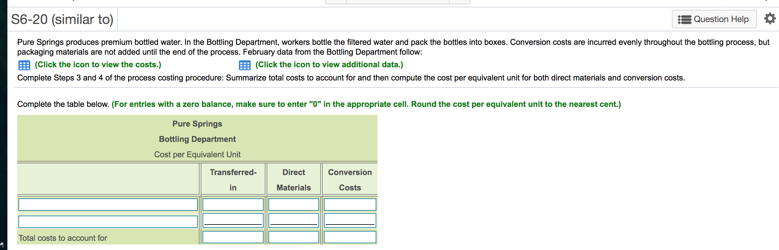 Please read the full question as the program does not allow me