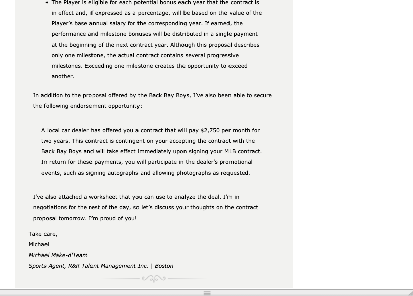 he was five years old and has always dreamed of playing in