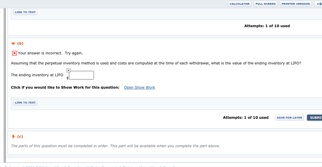for Part 311 of Kingbird Corp. discloses the following information for the