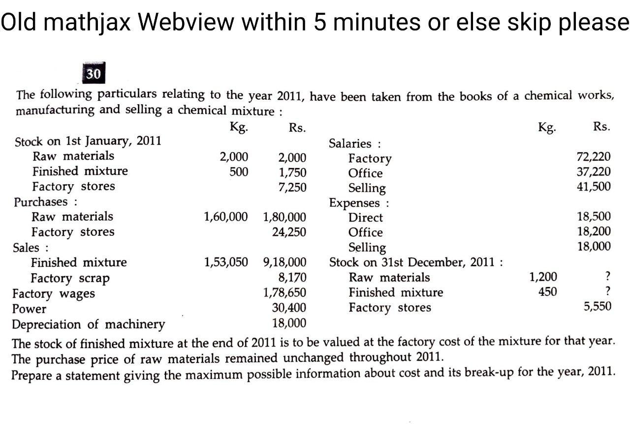 I need the answer as soon as possible Old mathjax Webview within