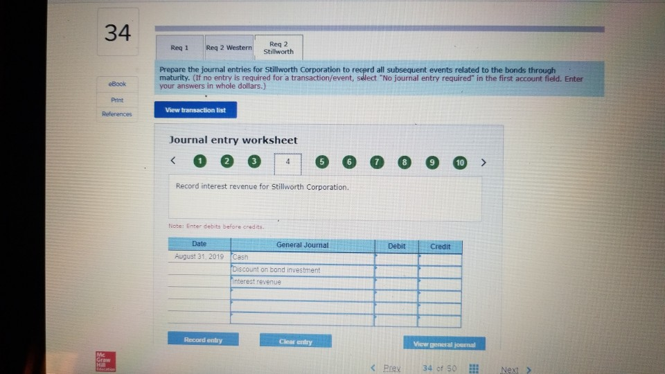 journal entry worksheet General JournalDebit Credit No Date /1April 01, 2018 Cash