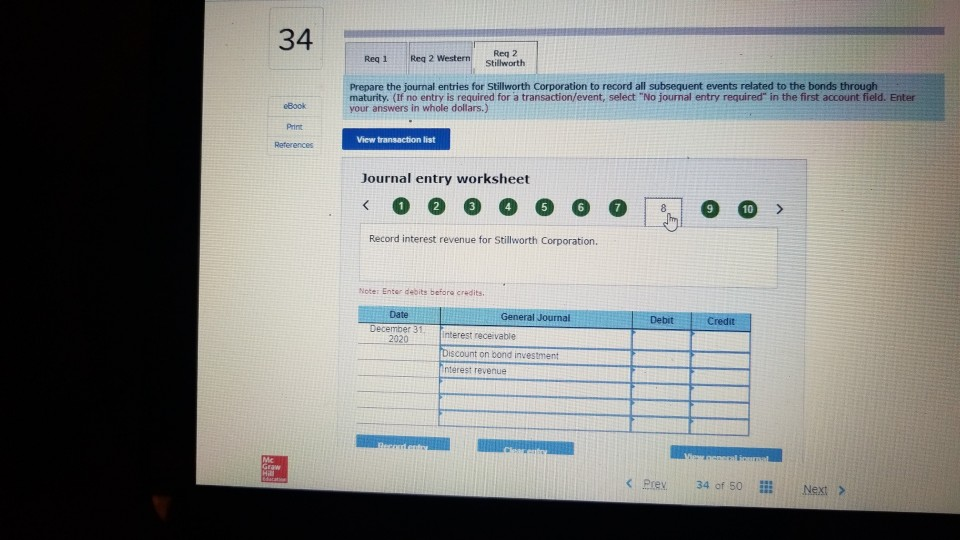 issuance of the bonds by Western and (b) Stillworth's investment on April