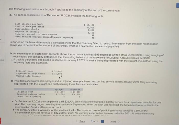 provides pest control services and sells extermination products manufactured by other companles.