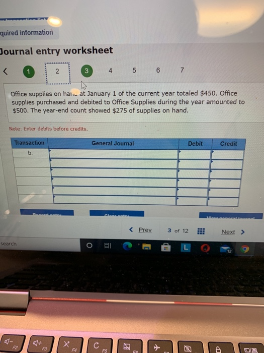 transactions during the year have been journalized and posted. The following data