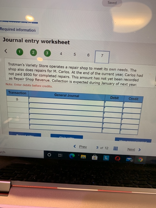 totaled $450. Office supplies purchased and debited to Office Supplies during the