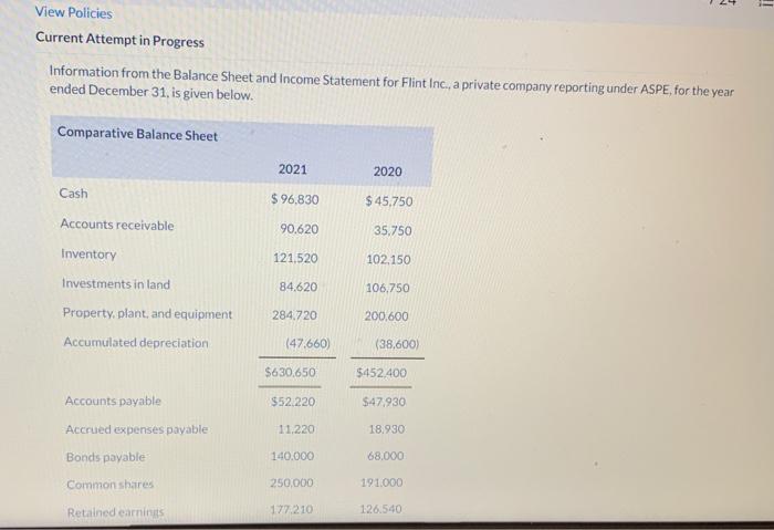  - View Policies Current Attempt in Progress Information from the Balance