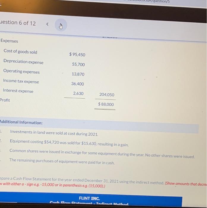ASPE, for the year ended December 31, is given below. Comparative Balance