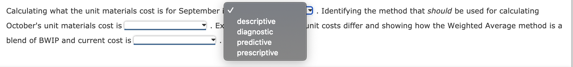 in process had 90,600 units, 40 percent complete with respect to conversion