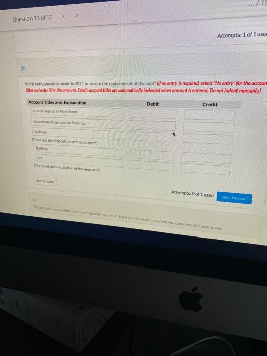 at a cost of $2,684,000 and occupied it beginning in January 2001.