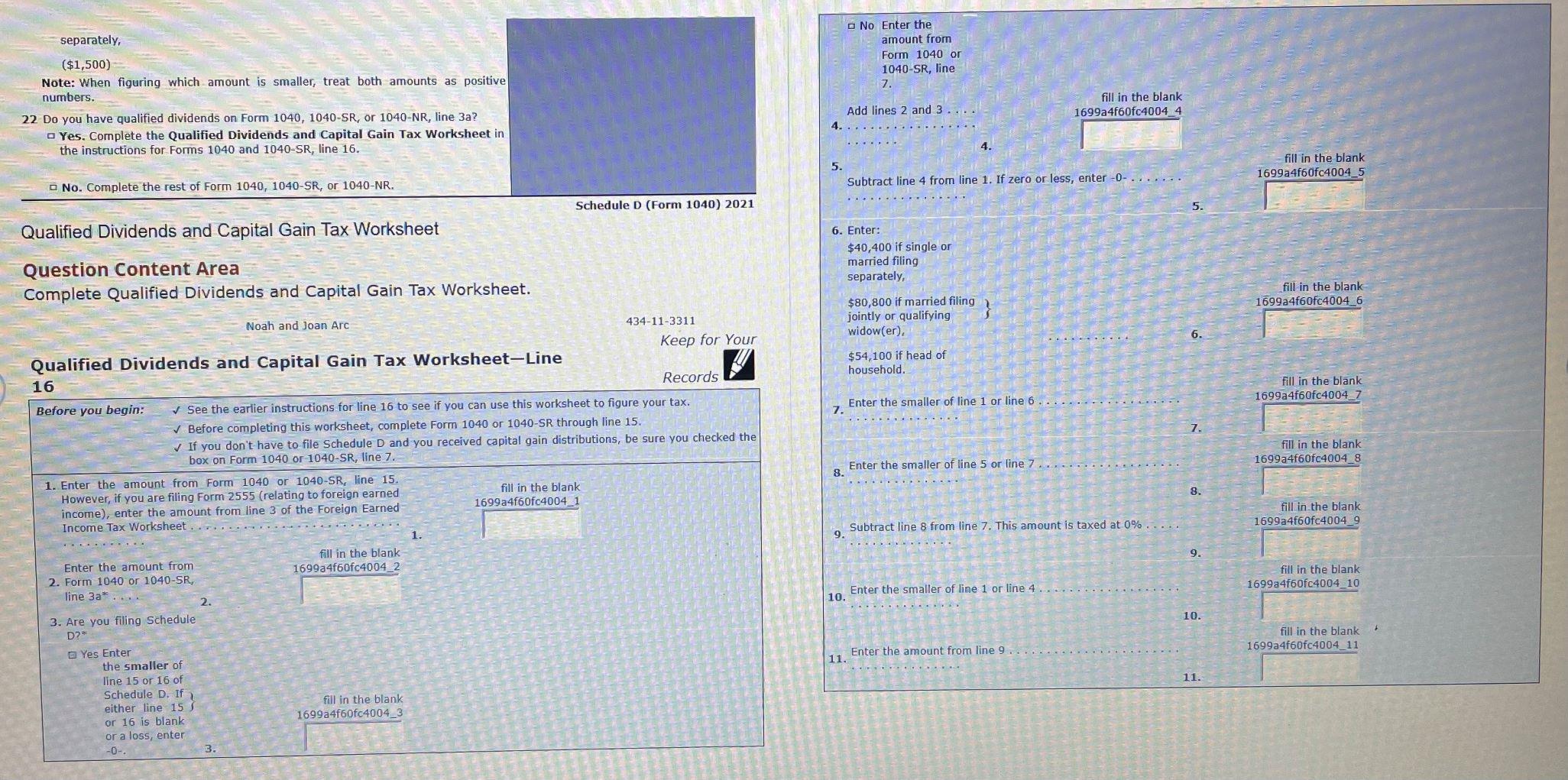 a negative number on the tax form. If an amount box does