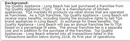 Adjustments on date of 12-31-2018 / #1-9))) Problem 2: Comp. Prob. Ch