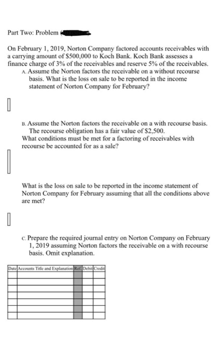 THANKS! Part One: Problem At December 31 the cash balance per books
