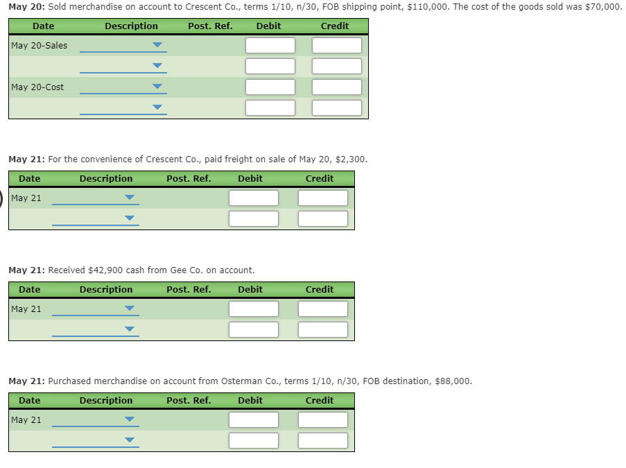 Complete Part 8 - Need help with the ones that are incorrect