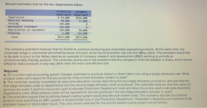 Environmental Processes-Ethical Issues (LO 9-1,3,5,6) California Circuits Company (3C) manufactures a variety