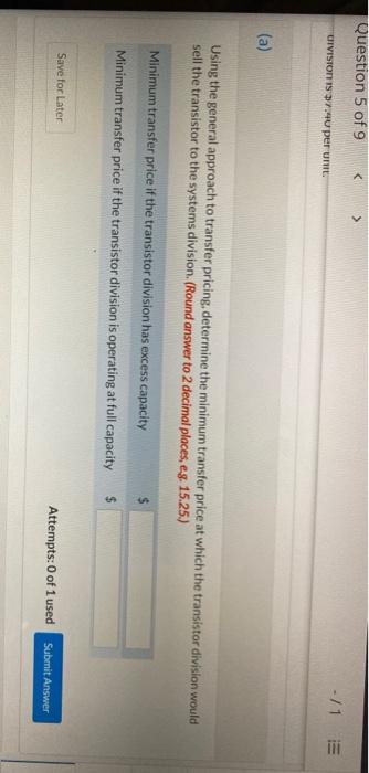 of its divisions, the systems division, manufactures scientific instruments and uses the