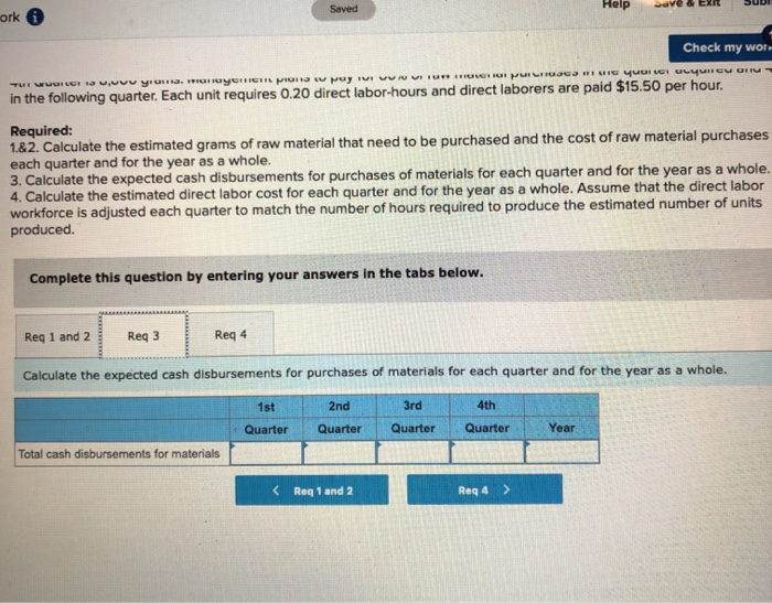 forecast of units to be produced by quarter for the upcoming fiscal